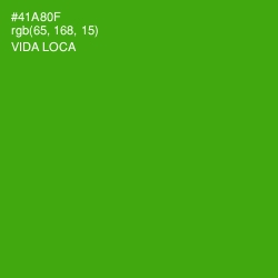 #41A80F - Vida Loca Color Image